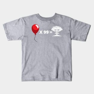 99 Red Balloons Kids T-Shirt